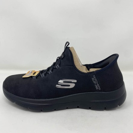 skechers slip ins vegan nera e tortora