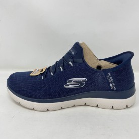 skechers slip ins vegan blu